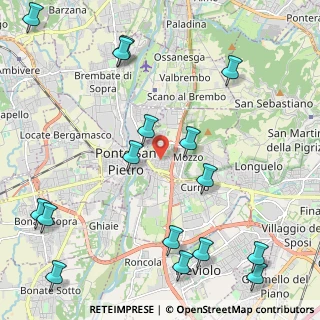 Mappa Via Giovanni Boccaccio, 24030 Mozzo BG, Italia (2.86563)