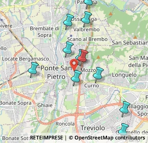 Mappa Via Giovanni Boccaccio, 24030 Mozzo BG, Italia (1.96636)