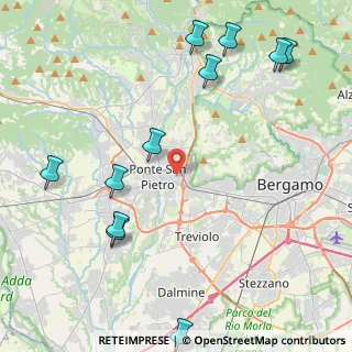 Mappa Via Giovanni Boccaccio, 24030 Mozzo BG, Italia (5.42545)