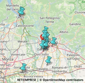Mappa Via Giovanni Boccaccio, 24030 Mozzo BG, Italia (11.1325)