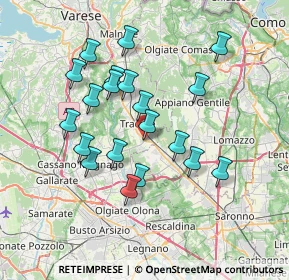 Mappa Strada Provinciale, 21049 Tradate VA, Italia (6.6195)