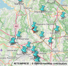 Mappa Strada Provinciale, 21049 Tradate VA, Italia (9.9075)