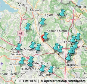 Mappa Strada Provinciale, 21049 Tradate VA, Italia (8.8925)