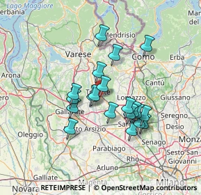 Mappa Strada Provinciale, 21049 Tradate VA, Italia (11.1625)