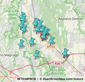 Mappa Strada Provinciale, 21049 Tradate VA, Italia (2.94278)