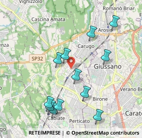 Mappa Via XI Febbraio, 22066 Mariano Comense CO, Italia (2.075)