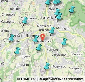 Mappa Casatenovo, 23880 Casatenovo LC, Italia (2.7105)
