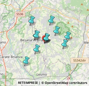 Mappa Casatenovo, 23880 Casatenovo LC, Italia (2.34083)