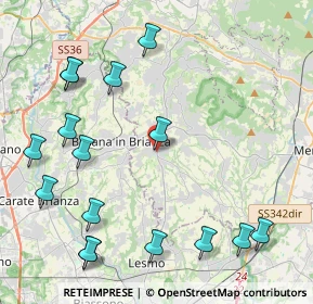 Mappa Casatenovo, 23880 Casatenovo LC, Italia (5.26063)