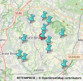 Mappa Via Alessandro Manzoni, 23880 Casatenovo LC, Italia (3.365)