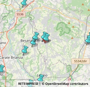 Mappa Casatenovo, 23880 Casatenovo LC, Italia (6.25824)
