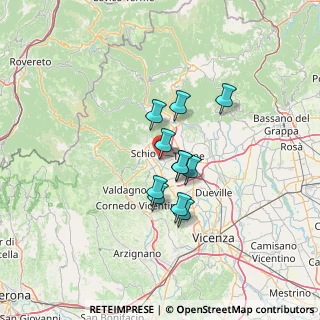 Mappa Vicolo dei Ghebi, 36015 Schio VI, Italia (9.24364)