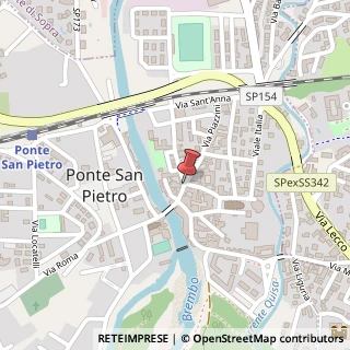 Mappa Via Luigi Piazzini, 13, 24036 Ponte San Pietro, Bergamo (Lombardia)