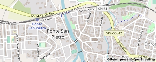 Mappa Ponte San Pietro