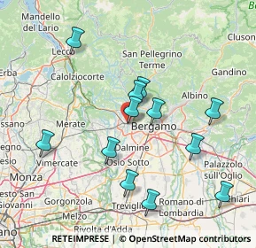 Mappa Via Piazzini, 24036 Ponte San Pietro BG, Italia (14.84083)