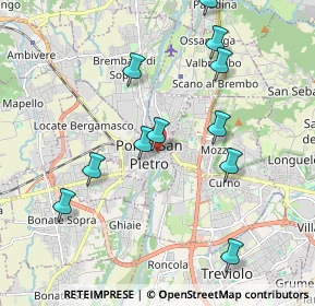 Mappa Via Piave, 24036 Ponte San Pietro BG, Italia (2.01091)