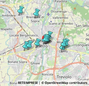 Mappa Via Piave, 24036 Ponte San Pietro BG, Italia (1.21692)