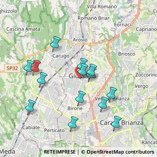 Mappa Via Pontida, 20833 Giussano MB, Italia (1.90786)