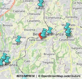 Mappa Viale J. e R. Kennedy, 20045 Besana In Brianza MB, Italia (2.74357)