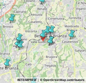 Mappa Viale J. e R. Kennedy, 20045 Besana In Brianza MB, Italia (2.11077)