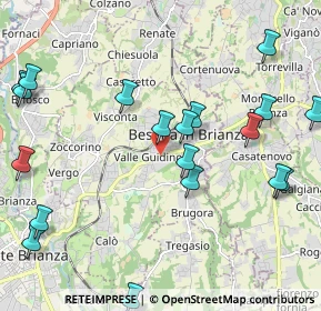 Mappa Viale J. e R. Kennedy, 20045 Besana In Brianza MB, Italia (2.613)