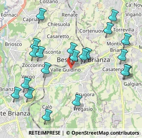 Mappa Viale J. e R. Kennedy, 20045 Besana In Brianza MB, Italia (2.271)