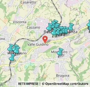 Mappa Viale J. e R. Kennedy, 20045 Besana In Brianza MB, Italia (1.107)