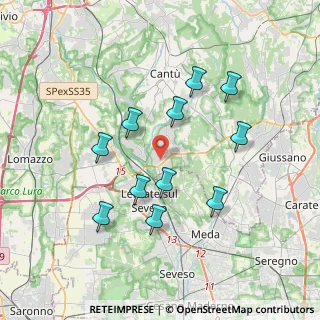 Mappa Via Fratelli Kennedy, 22060 Novedrate CO, Italia (3.45182)