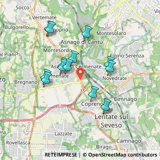 Mappa Via Statale del Giovi, 20823 Lentate sul Seveso MB, Italia (1.73857)