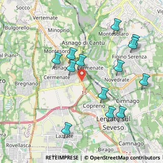 Mappa Via Statale del Giovi, 20823 Lentate sul Seveso MB, Italia (2.16538)