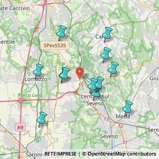 Mappa Via Statale del Giovi, 20823 Lentate sul Seveso MB, Italia (3.71)