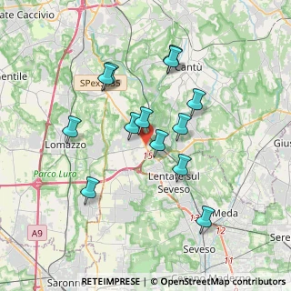 Mappa Via Statale del Giovi, 20823 Lentate sul Seveso MB, Italia (3.30769)