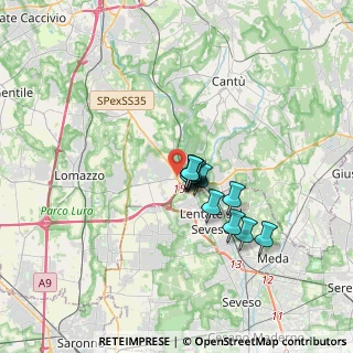 Mappa Via Statale del Giovi, 20823 Lentate sul Seveso MB, Italia (2.24833)