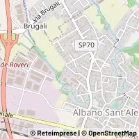 Mapa Albano Sant'Alessandro