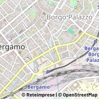 Mapa Bergamo