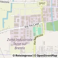 Karte Tezze sul Brenta