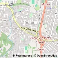 Hartă Curno