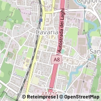 Mapa Cavaria con Premezzo
