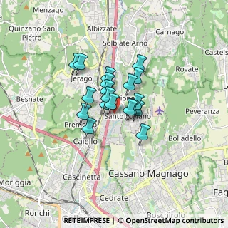 Mappa Via dei Ferrandi, 21044 Cavaria Con Premezzo VA, Italia (1.00842)