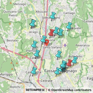 Mappa Via dei Ferrandi, 21044 Cavaria Con Premezzo VA, Italia (2.127)