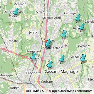 Mappa Via dei Ferrandi, 21044 Cavaria Con Premezzo VA, Italia (2.32545)
