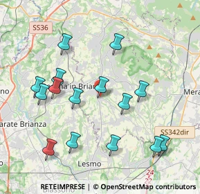 Mappa Via San Giacomo, 23880 Casatenovo LC, Italia (4.084)