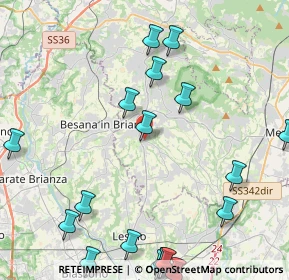 Mappa Via San Giacomo, 23880 Casatenovo LC, Italia (5.776)