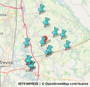 Mappa Via Levada, 31048 San Biagio di Callalta TV, Italia (3.49077)