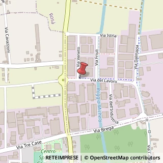 Mappa Via del Lavoro,  9, 36027 Rosà, Vicenza (Veneto)
