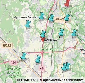 Mappa Strada Provinciale, 22074 Lomazzo CO, Italia (4.60083)