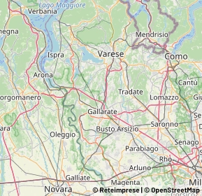Mappa 21044 Gallarate VA, Italia (10.7815)