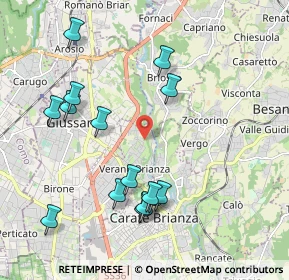 Mappa Via Privata Cadore, 20843 Verano Brianza MB, Italia (2.128)