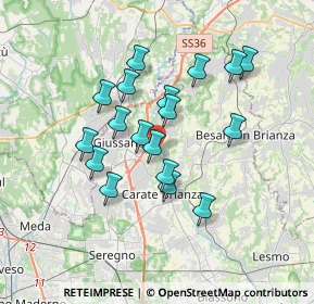 Mappa Via Privata Cadore, 20843 Verano Brianza MB, Italia (3.00778)