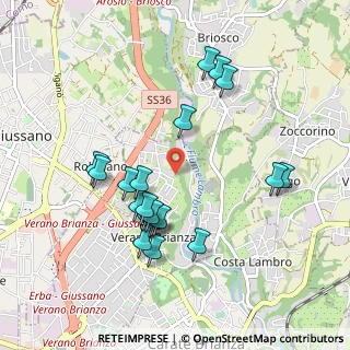 Mappa Via Privata Cadore, 20843 Verano Brianza MB, Italia (0.933)